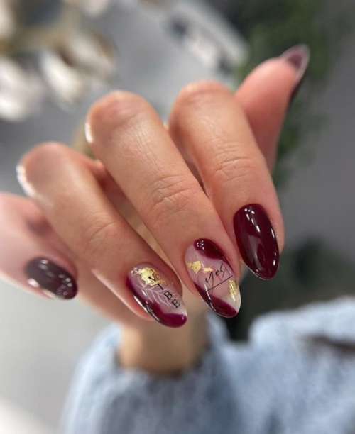 Manicure winter 2022: trends, beautiful photos, new designs