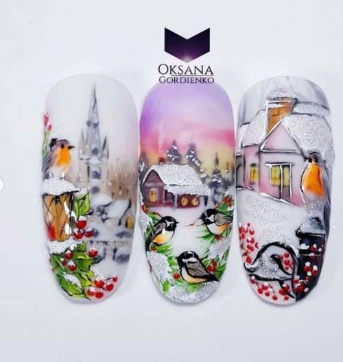 Nail art d'hiver