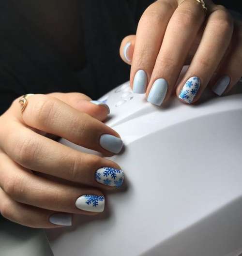 Manicure winter 2022: trends, beautiful photos, new designs