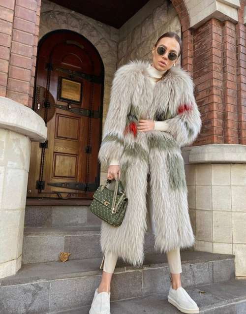 Eco-fur coat 2022: trends, colors, fashion models, photos