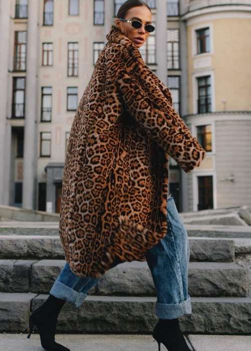 Eco-fur coat 2022: trends, colors, fashion models, photos